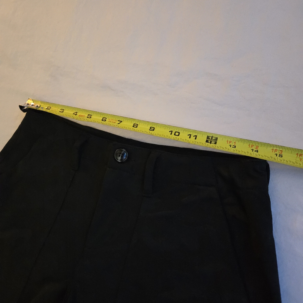 Liverpool Los Angeles Black Satiny Finish Camouflage Ankle Jogger Pants CW3 - Picture 5 of 13